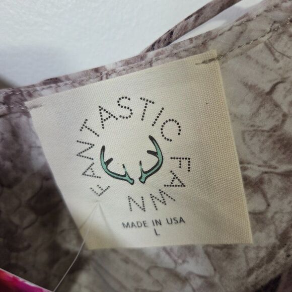 NWT FANTASTIC FAWN SNAKE PRINT TANK TOP SIZE LARGE - Picture 11 of 15